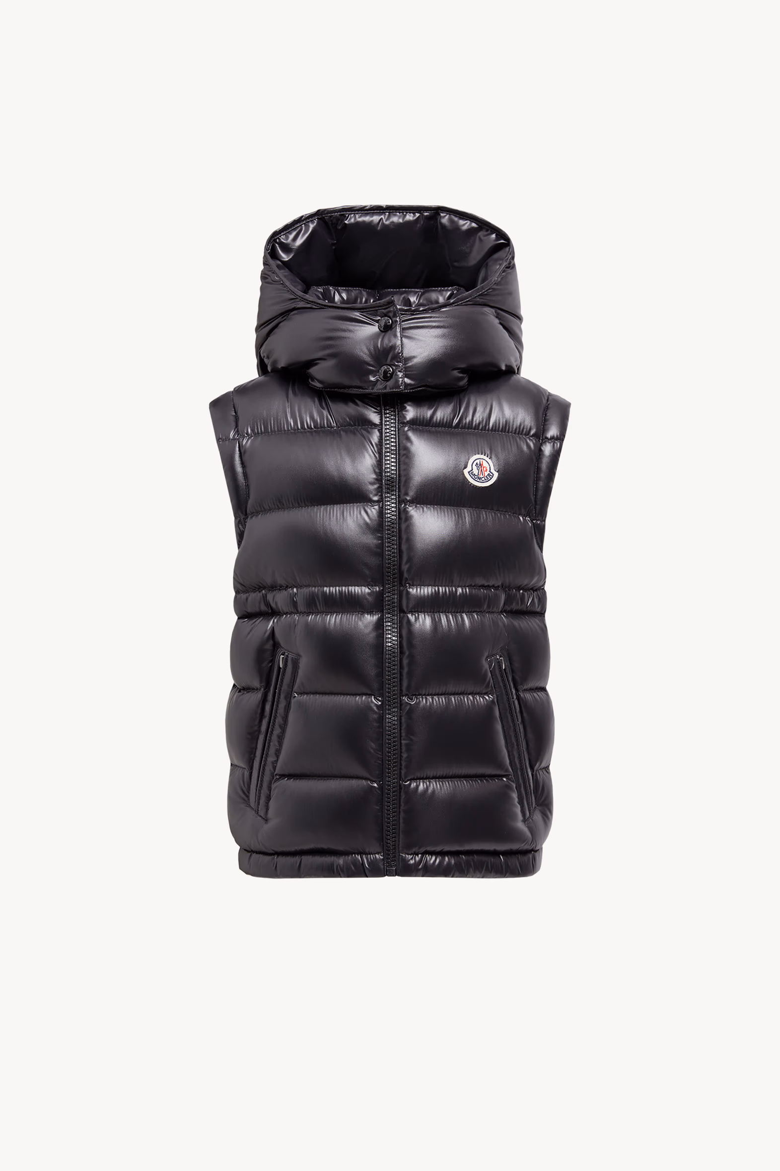 Doudoune sans manches à capuche Ania Fille Noir Moncler 0